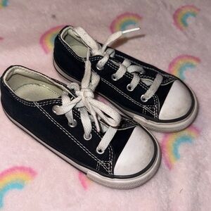 Black and White Converse Sneakers